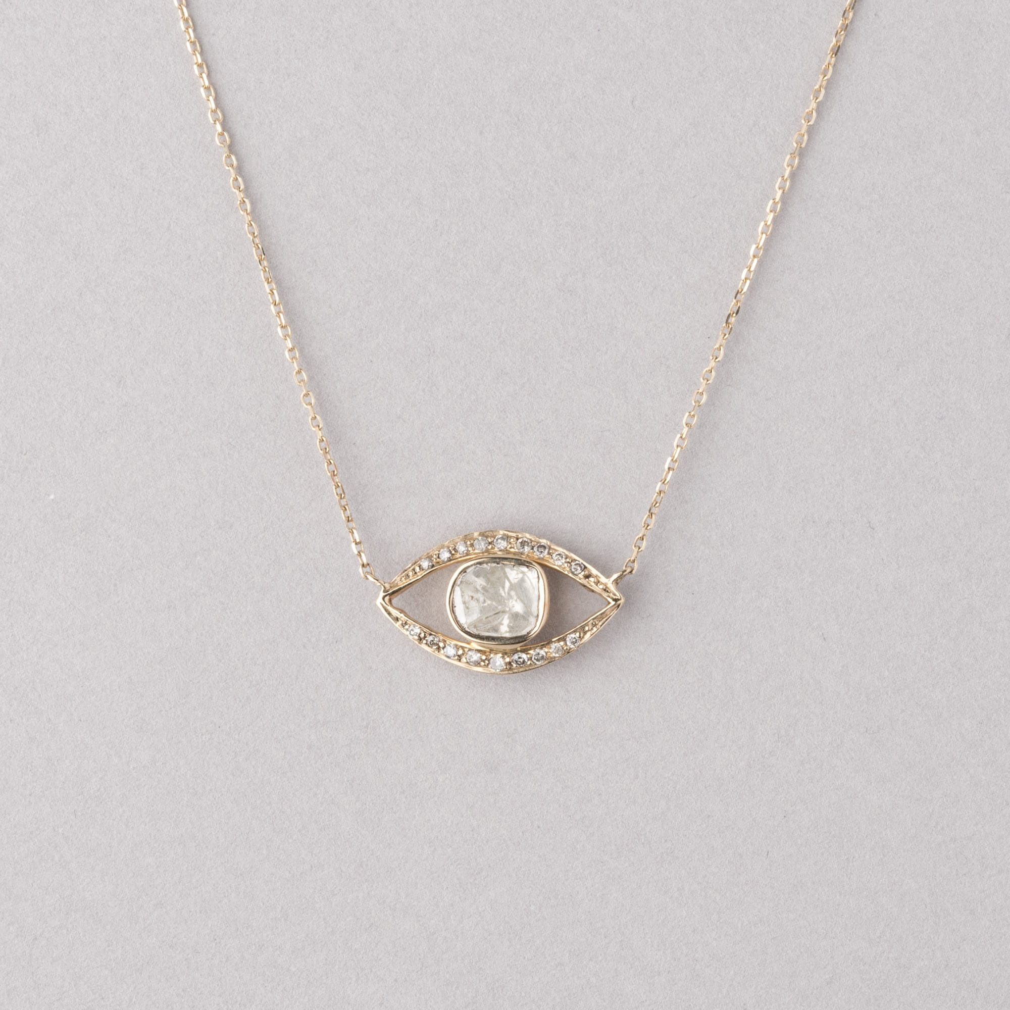Celine Daoust - diamond eye necklace ⋆ LockStock